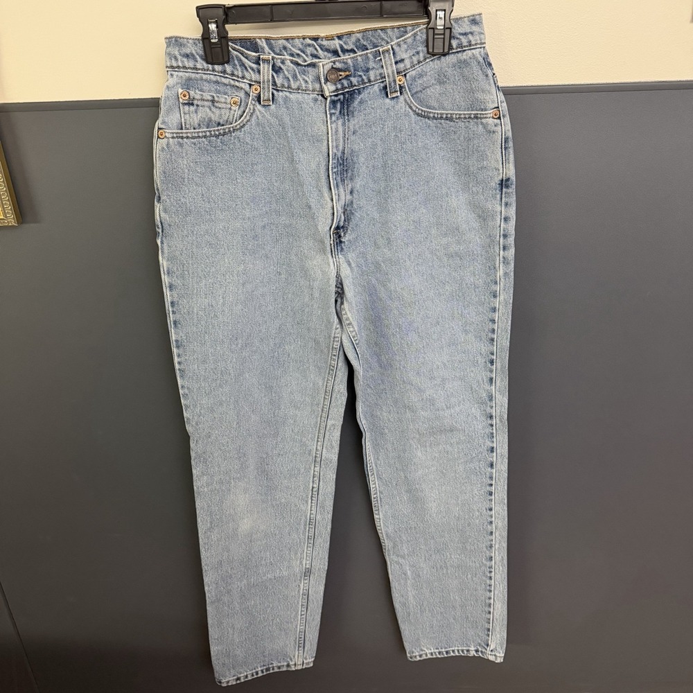 Vintage Levi's 512 Slim Fit Straight‎ Leg Denim Women's Jeans Size 12 Reg Long